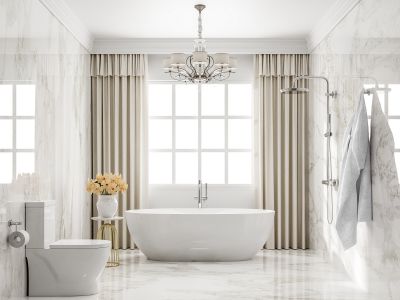 Elegant Corner Tub